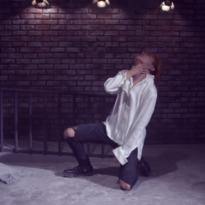 Something painful. The all choreography of Boy Meets Evil is based on pain/desire/lack of control