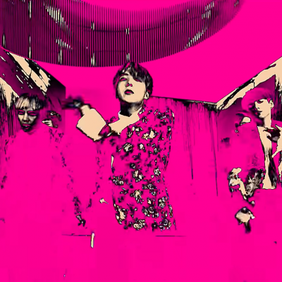 The "coloured negative" effect in Blood, Sweat & Tears